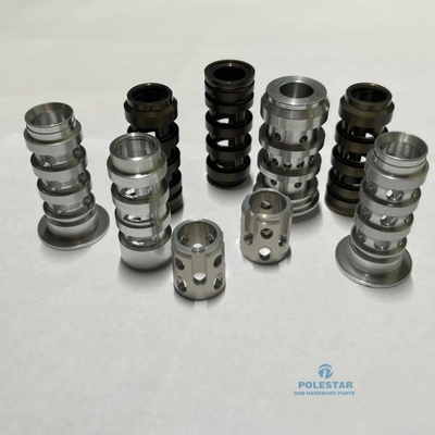 CNC-bewerkte stalen hydraulische klephuls 40Cr 42CrMo 20CrMnTi SUJ2 Fluid Control Componenten