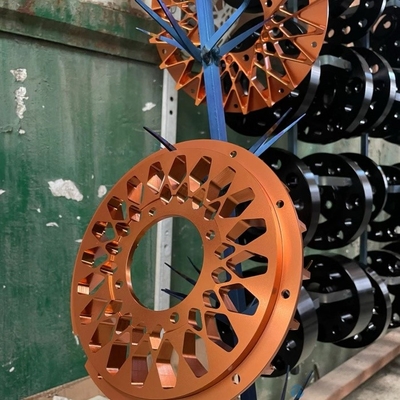 Precision Aluminium Transmission Wheel CNC Bewerkte fietswiel Voor wijziging